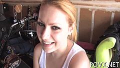 lily lovette in awesome teen video