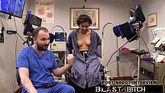 Doctor blasts Rebel Wyatt's pussy with cum!