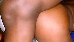 Intense doggystyle fingering leads to first squirting experience with wet pussy.