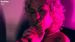 Two Latina Lesbians Lick Feet And Hairy Armpits Intensely