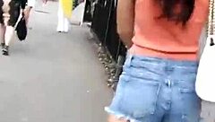 Watching Big Asses in Miniskirts on Street
