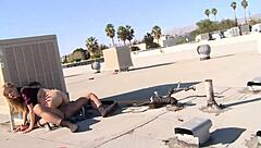 18-YEAR OLD NICOLE RAY WACKS OFF THICK COCK AND GETS PLOWED IN RESTROOM