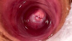 Camera Deep Inside Mia's Tight Creamy Pussy