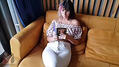 Naughty Student Sloppily Sucks Huge Monster Cock With Feet Involved In Homemade POV