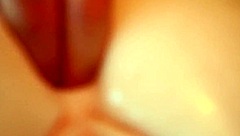 Beautiful pussy play with double penetration and blowjob