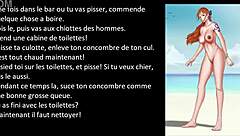 Ondine humiliates sissy with Pokemon-themed jerk off instructions and piss