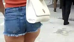 Watching Big Asses in Miniskirts on Street