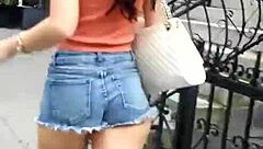 Watching Big Asses in Miniskirts on Street