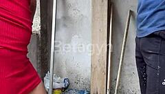 Construction Worker Fucks Married Woman On The Site