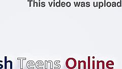 Hot teen student cums in uniform during foreplay with neighbor.