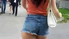 Watching Big Asses in Miniskirts on Street