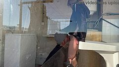 hot spanish milf and neighbor devour pussy in laundry room