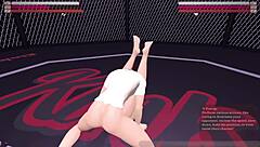 Kinky Fight Club Showdown: Losing Hard Against Kat!