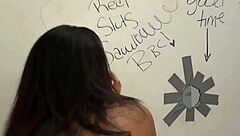 yo, watch me suck black at the gloryhole!