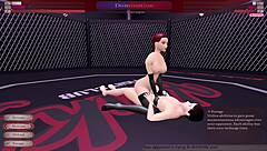 Kinky Fight Club Showdown: Losing Hard Against Kat!