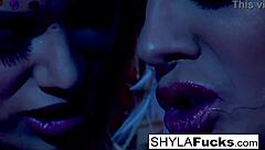 Busty Nikka Follows Shyla Stylez's Hot Commands in Erotic Play
