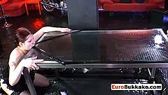 Holy Hell! Chubby Redhead Banged Hard in Wild Lingerie Orgy!