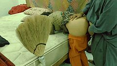 Beautiful Pakistani maid experiences first anal sex!