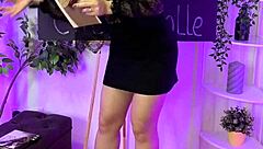 Beautiful Teacher Dances In Nylon Stockings At Club