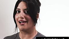 Damn! Sarah Arabic’s Big Natural Tits in Full Orgasm Scene!