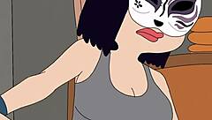 a japanese girl in a sex tape riding cowgirl style