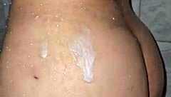 Mature woman enjoys squirting and anal in the shower