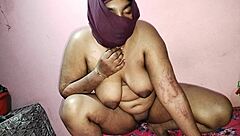 Helping curvy Indian beauty with intimate grooming challenges.