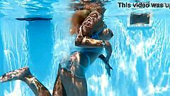 Wow, underwater charm with a stunning model!