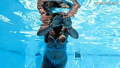 Wow, underwater charm with a stunning model!