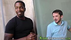 Cuckolding Domina in 3-Some Krijgt Interraciaal
