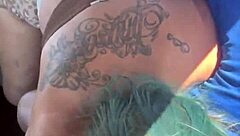 the blonde slut got fucked in public, then took a huge facial