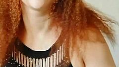 Close-up of stepmother's big tits during taboo cum in pussy sex