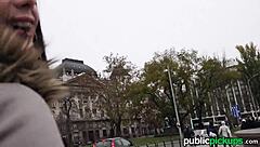 Oh wow, Nana's public pickup leads to hardcore milf cumshot outdoors!