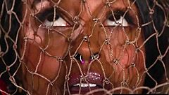 Big Ass Ebony Thief Punished By Two Trannies