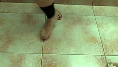 Sexy feet dancers perform enticing routines!