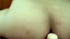 Native American Slut Rides Dildo Hard And Cums On Her Big Tits!