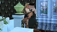 Can Bella and Milla resist fucking in the funeral office?