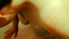 BBW wife sucks dick fresh out of the shower, are her big tits wet?