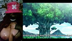 hot elves have sex with human in hentai