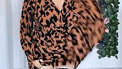 Horny Busty Gilf Teasing In Lingerie Shows HUNGRY Pussy!