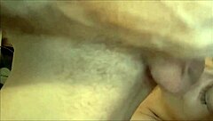 French slut in white satin panties gets fucked doggystyle while licking ass