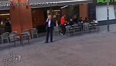 cum walk at night club with hardcore dancing