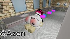 Me follo a mi amiga en un baño público