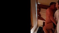 with young 18+ girl in hotel wearing skirt