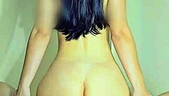 Super Tanned Latina With Big Ass Rides In Crazy Homemade Cowgirl Sex