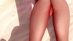 Sayuri says, 'This is my private beach paradise'