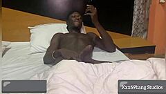 I can't stop moaning over this horny nigerian stud's massive cock