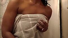 drippy thicklys enjoys wet shower play