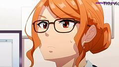 dr milf gave me a handjob during a routine visit in hentai