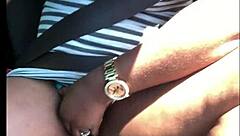 I Crave That Intense Hardcore Car Sex With Big Ass Ebony Milf Stripping Wildly